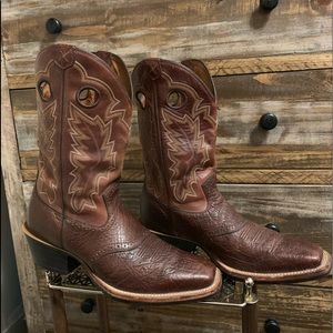 Men’s leather twisted X Cowboy boots 11D
